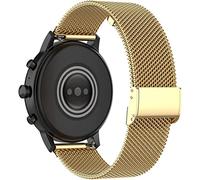 STRACHES DE MONTRES 18 mm 20 mm 22 mm Milanese Watchband ajustement pour compatible avec Samsung Galaxy 42mm 46mm Band Watch 3 41mm / 45mm Active2 Strap Metal Ajustement pour Garmin Huawei GT 2