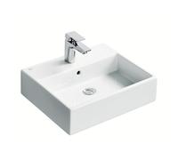 Ideal Standard Strada lavabo K077701 avec trou pour robinetterie et trop-plein, 50 x 42 x 14,5 cm, blanc