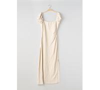 stradivarius robes femme de couleur beige