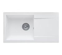 STRADOUR Evier a encastrer EINNA en SMC BLANC UNI 17 1 bac dim. 78 * 43 5 cm vidage m Blanc G