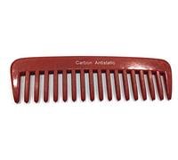 Strähnenboy Hercules Sägemann 232 Peigne en carbone rouge 13 cm 18 dents à épiler Afro grossier denture (C232R) antistatique