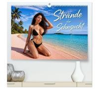 Strände der Sehnsucht (hochwertiger Premium Wandkalender 2027 DIN A2 quer), Kunstdruck in Hochglanz: Sinnliche Strandwelten voller Ästhetik