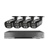 STRAFBRG 4K 8MP Poe Smart CCTV Security Camera Human Detect System Home Video Surveillance Kit 8Ch Nvr Audio Outdoor IP,Tranquillité d'esprit Toujours(8CH NVR 8Camera)