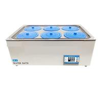 STRAFBRG Bain-Marie de Laboratoire à Affichage numérique température constante Chauffage électrique Six Trous - Laboratoire Thermique