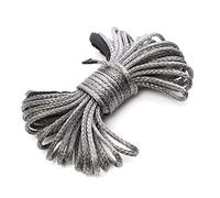 STRAFBRG Corde de treuil de Plasma de 10 mm Rouge de 10mm * 30 m, Corde de treuil synthétique, 3/8 x 100 Câble treuil, Corde de remorquage, RéSistance à l'usure Plus Forte