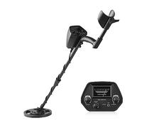 STRAFBRG Détecteur de métaux Souterrain Professionnel GTX 5030 détecteur de métaux Haute sensibilité Chasseur de trésors chercheur d'or, Plage De Recherche Plus Large(Zwart)