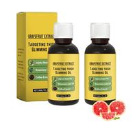 Straffendes Formöl für die Oberschenkel, ätherisches Schlankheitsöl, straffende Creme für schlaffe Haut, Cellulite-Creme, Oberschenkel und Bauch - leichte, glättende Körperpflege, sanfte Formel (2pcs)