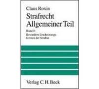 Strafrecht. Allgemeiner Teil 2 Roxin, Claus (Auteur)