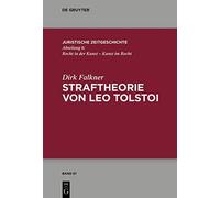 Straftheorie Von Leo Tolstoi