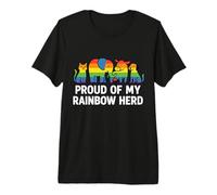 Straight Ally est fière de Mon Troupeau Arc-en-Ciel T-Shirt Haut de Gamme