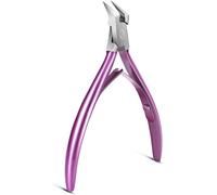 Straight Blade Toenail Clippers For Ingrown & Thick Toenails-Stainless Steel & Pointed Tip-Wide Jaw Ingrown Toenail Clippers