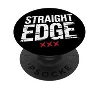 Straight Edge Forever for Life Straight Edger XXX sXe PopSockets PopGrip Adhésif