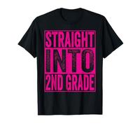 Straight Into 2nd Grade Shirt Back to School Second Grade T-Shirt