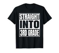 Straight Into 3rd Grade Tee Back to School Gifts Third Grade T-Shirt