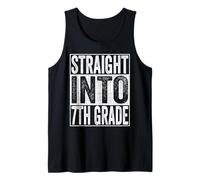Straight Into 7th Grade Shirt Back to School Seventh Grade Débardeur
