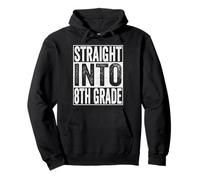 Straight Into 8th Grade Shirt Back to School Eighth Grade Sweat à Capuche