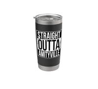 Straight Out Amityville Gobelet isotherme en acier inoxydable double paroi