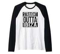 Straight Out Ibiza Manche Raglan