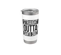 Straight Out Santa Cruz Gobelet isotherme en acier inoxydable double paroi