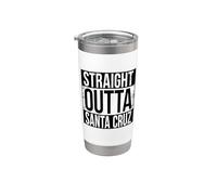 Straight Out Santa Cruz Gobelet isotherme en acier inoxydable double paroi