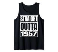 Straight Outta 1957 Classic Year Birth of Birthday Vintage Débardeur