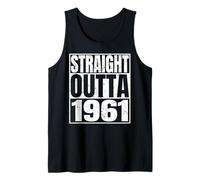 Straight Outta 1961 65th Birthday Retro 65 Years Old Vintage Débardeur