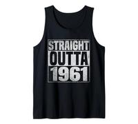 Straight Outta 1961 Classic Years Vintage Birth of Birthday Débardeur