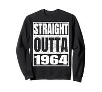 Straight Outta 1964 Classic Year Birth of Birthday Vintage Sweatshirt