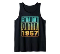 Straight Outta 1967 Classic Birth of Birthday Years Retro Débardeur