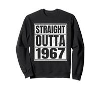 Straight Outta 1967 Classic Years Vintage Birth of Birthday Sweatshirt