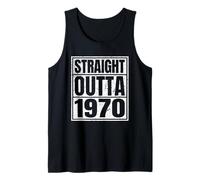 Straight Outta 1970 Classic Years Vintage Birth of Birthday Débardeur