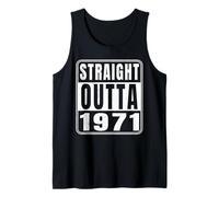 Straight Outta 1971 Classic 1971 Vintage Birth of Birthday Débardeur