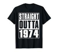 Straight Outta 1974 52 Years Old Vintage 52nd Birthday Gifts T-Shirt