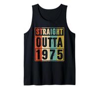 Straight Outta 1975 Classic Birth of Birthday 1975 Vintage Débardeur
