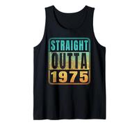Straight Outta 1975 Classic Birth of Birthday Years Retro Débardeur