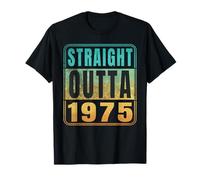 Straight Outta 1975 Classic Birth of Birthday Years Retro T-Shirt