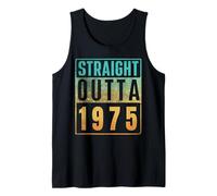 Straight Outta 1975 Vintage Years Birth of Birthday Classic Débardeur