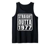 Straight Outta 1977 Classic Birth of Birthday Years Vintage Débardeur