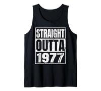 Straight Outta 1977 Classic Years Birth of Birthday Vintage Débardeur
