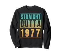 Straight Outta 1977 Vintage Years Birth of Birthday Classic Sweatshirt