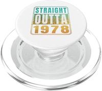 Straight Outta 1978 Classic Birth of Birthday Years Retro PopSockets PopGrip pour MagSafe