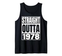 Straight Outta 1978 Classic Year Birth of Birthday Vintage Débardeur