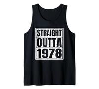 Straight Outta 1978 Classic Years Vintage Birth of Birthday Débardeur
