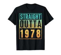 Straight Outta 1978 Vintage Years Birth of Birthday Classic T-Shirt