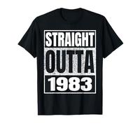 Straight Outta 1983 Vintage 1983 Classic Birth of Birthday T-Shirt