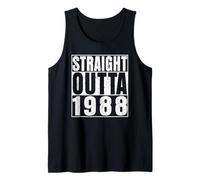 Straight Outta 1988 38 Years Old Gifts Vintage 38th Birthday Débardeur