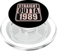 Straight Outta 1989 Anniversaire pour femme Effet vieilli PopSockets PopGrip pour MagSafe