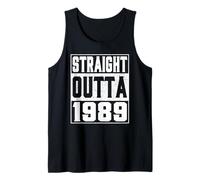Straight Outta 1989 Vintage 1989 Years Old Birth of Birthday Débardeur