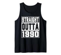 Straight Outta 1990 Vintage 1990 Years Old Birth of Birthday Débardeur