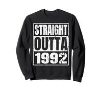 Straight Outta 1992 Classic Years Birth of Birthday Vintage Sweatshirt